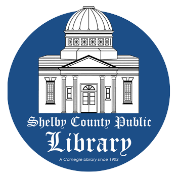 literature Shelby county library logo