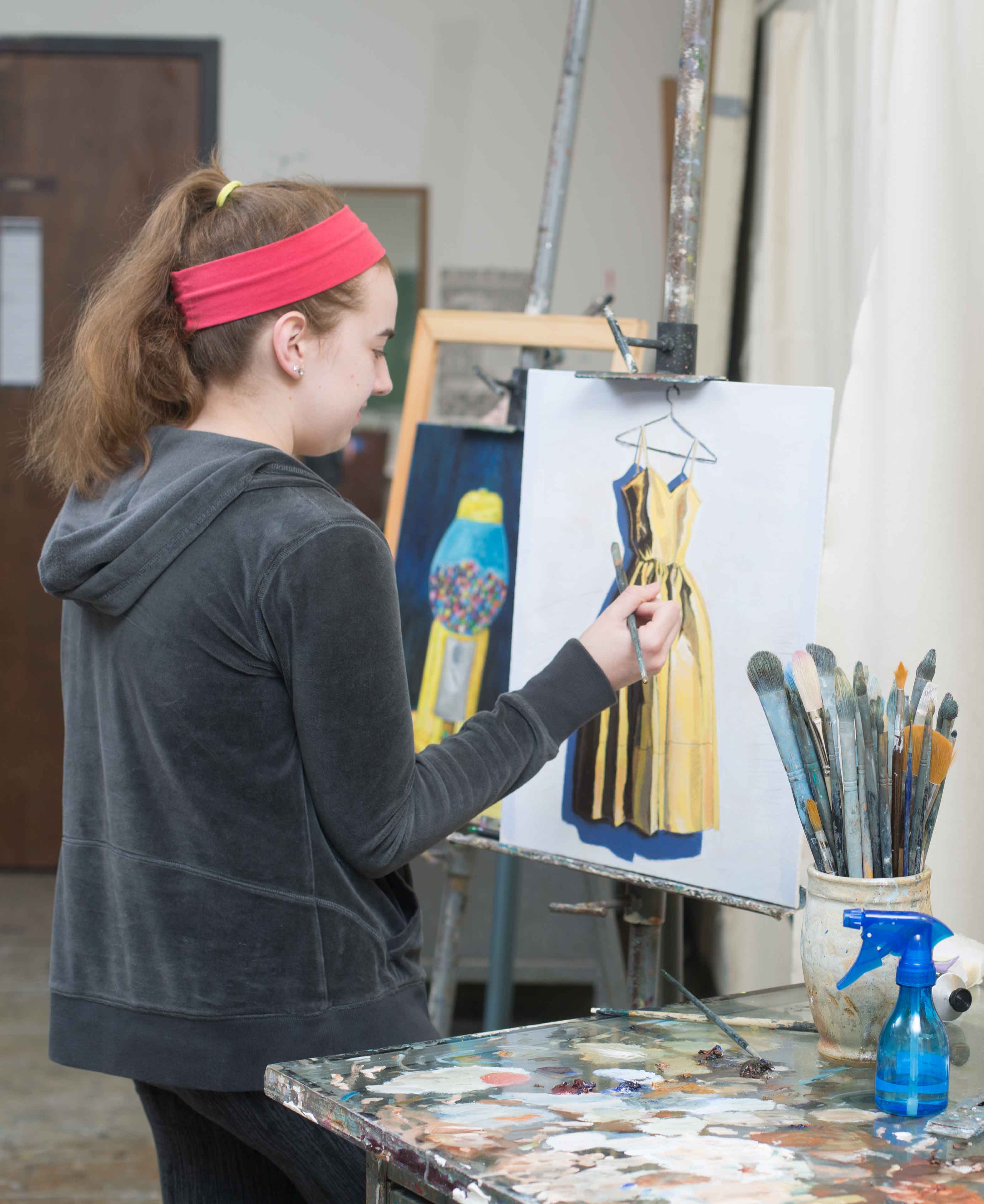 studio arts painting class