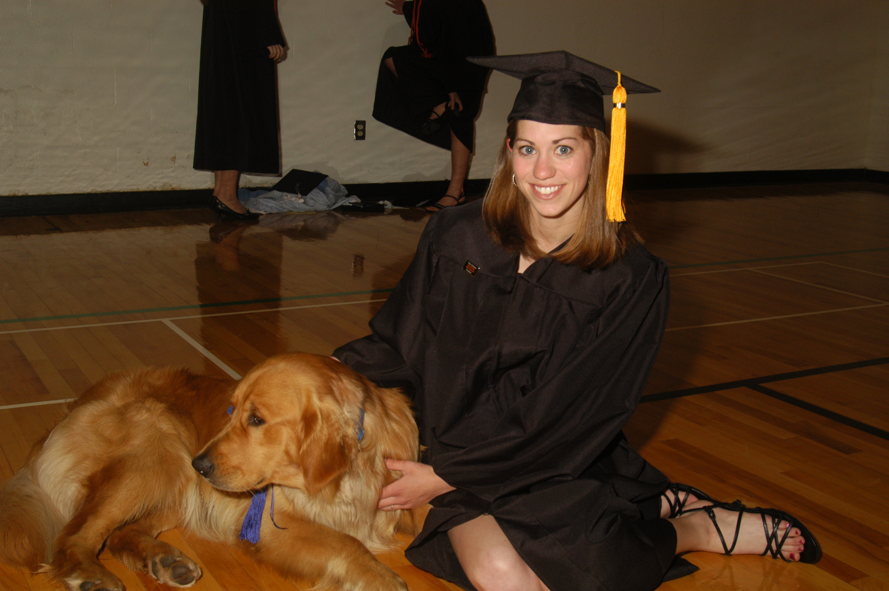 J.J. and Zeeke on graduation day