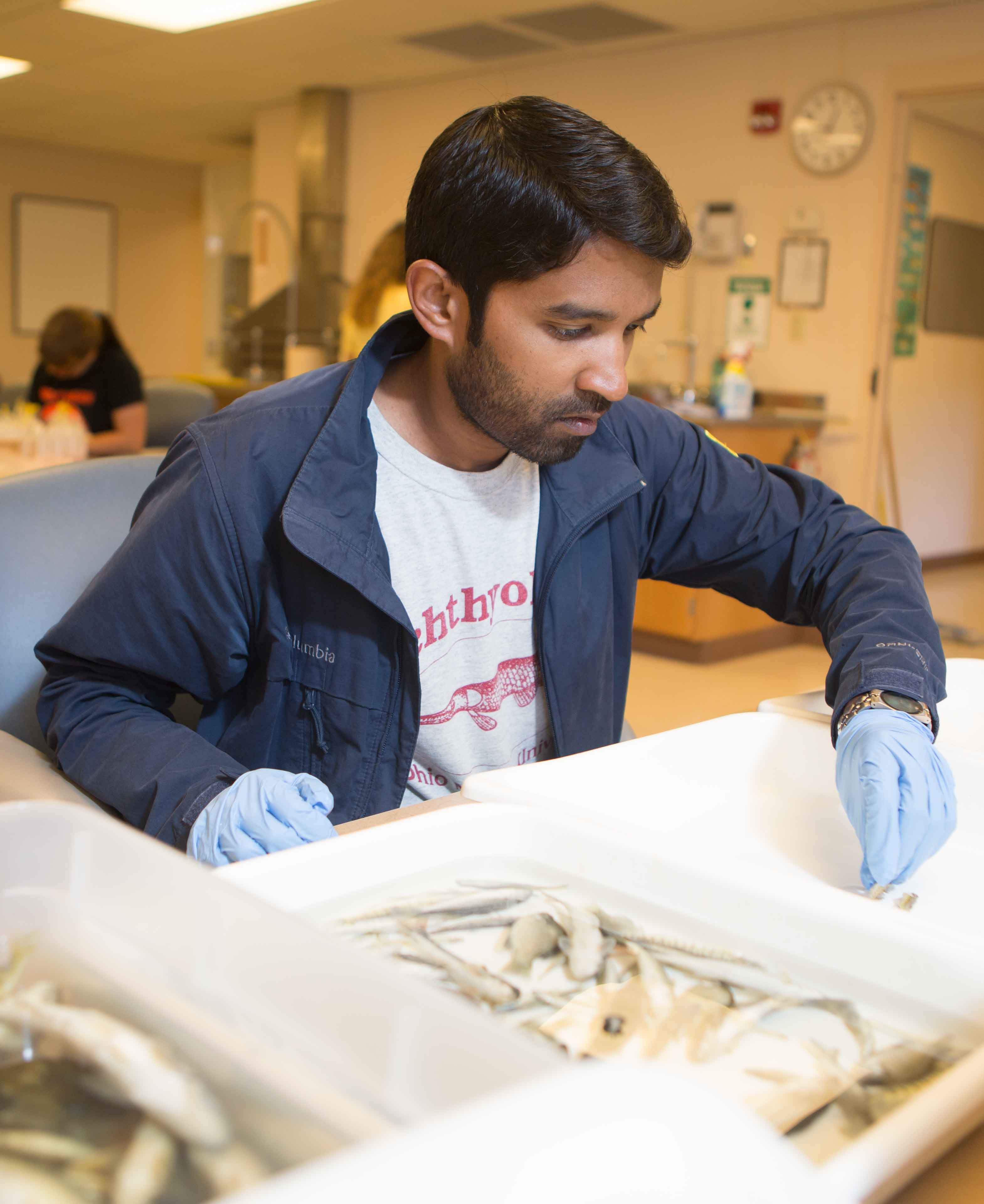 biology student at Metzger Nature Center