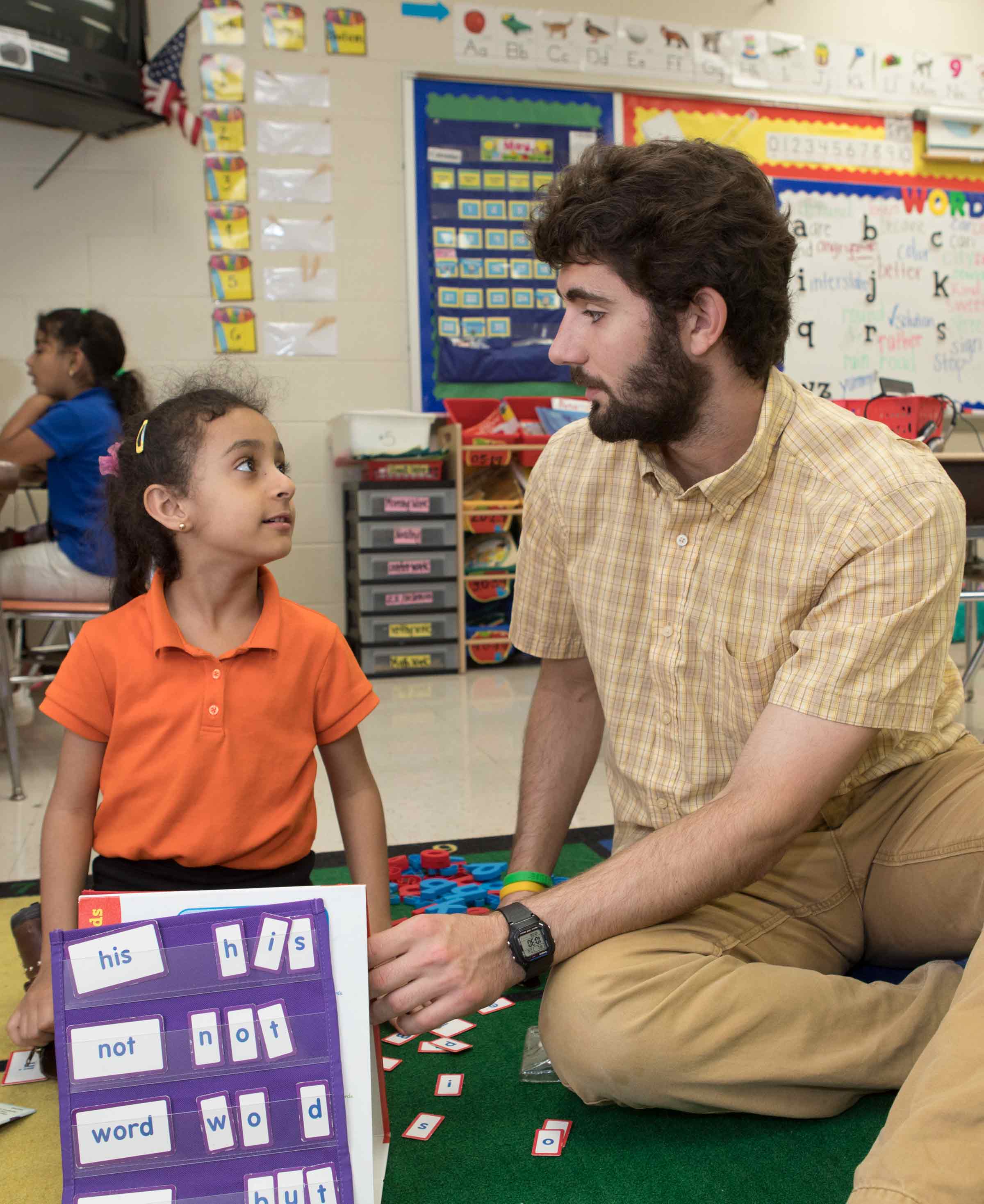 education student and kid