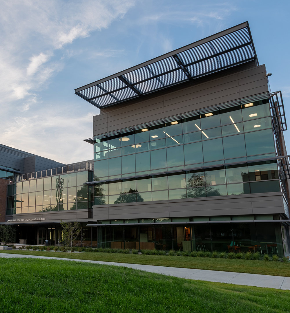 Exterior of the engineering building