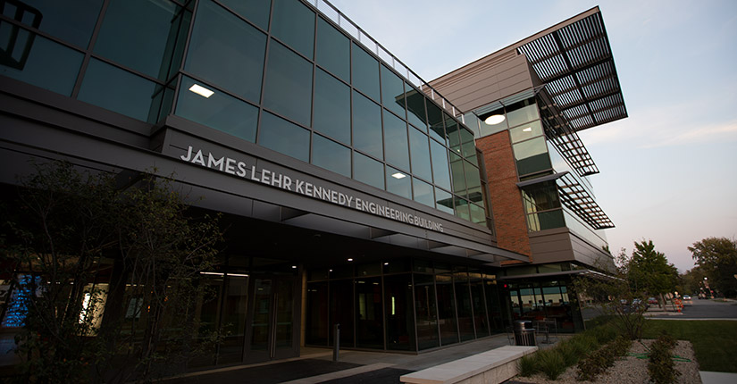 The James Lehr Kennedy Engineering Building dedication is Oct. 11.
