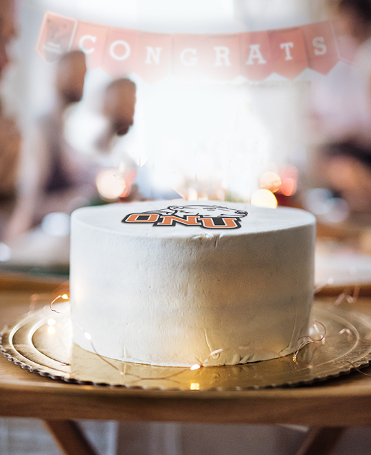 graduation cake logo