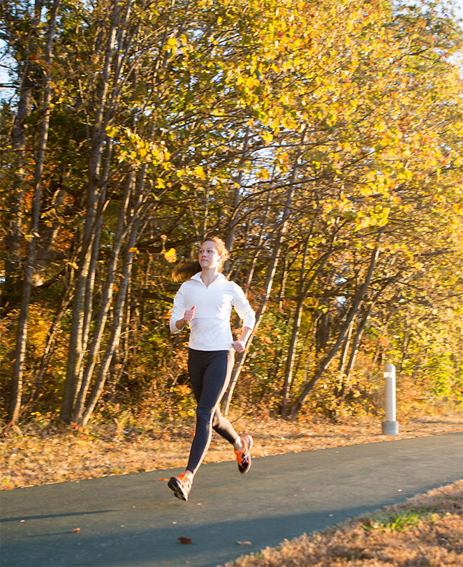 running on the green monster