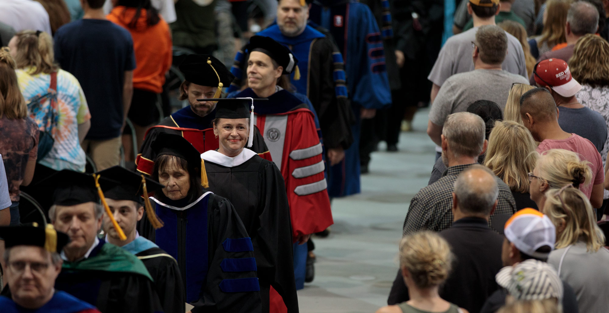 A convocation was held at King-Horn Sports Center for new Ohio Northern University students.