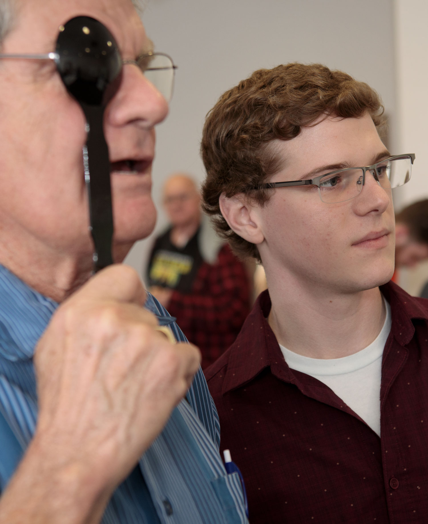 hio Northern University students offer health screenings.