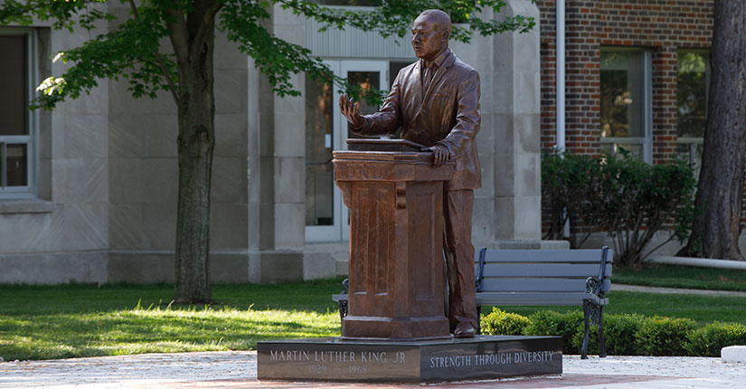 Celebrating the Martin Luther King holiday.