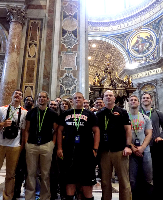 Football Team in Italy