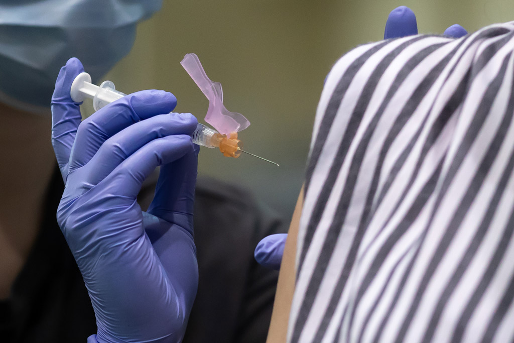COVID vaccine shot