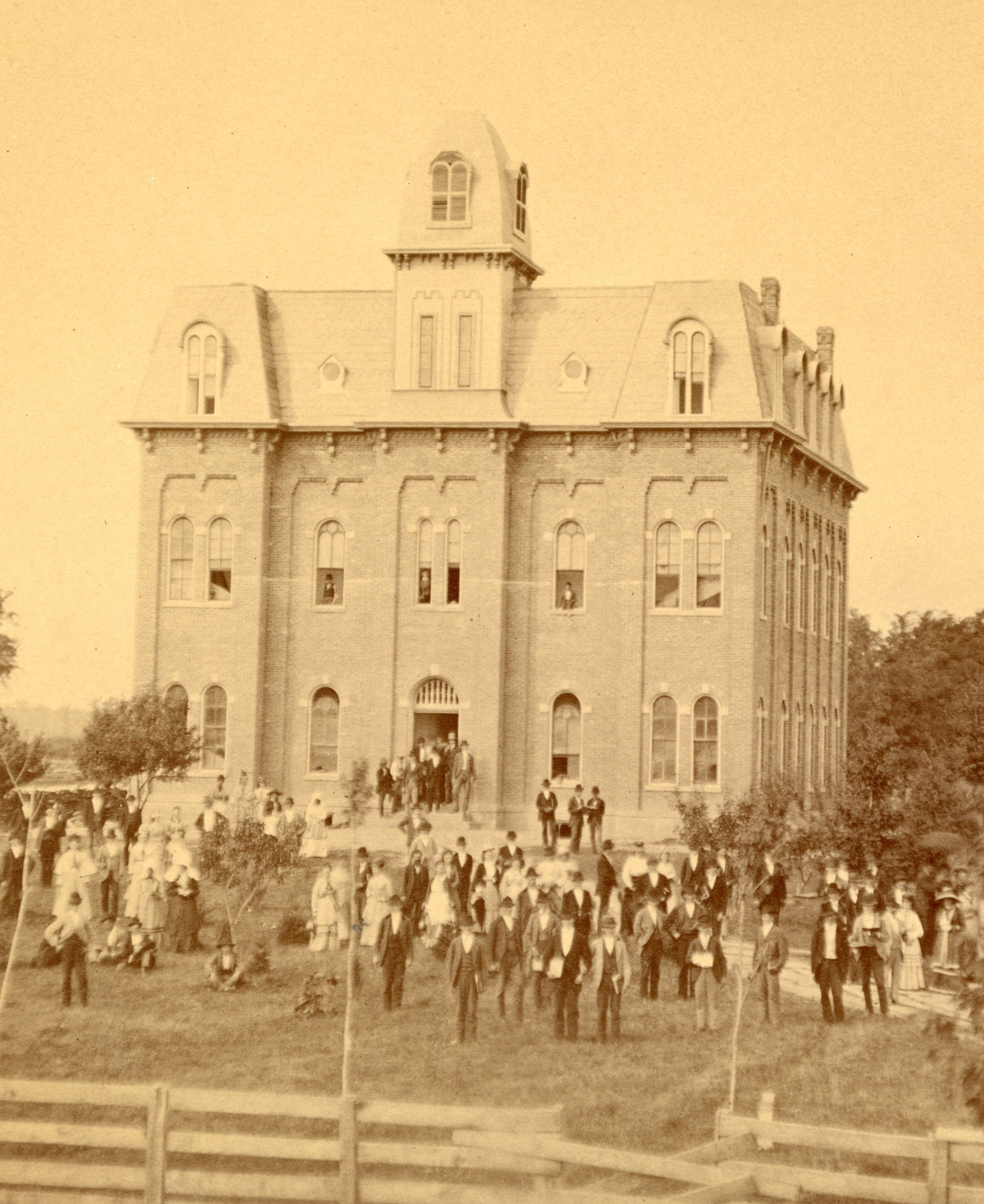 Normal school building exterior.