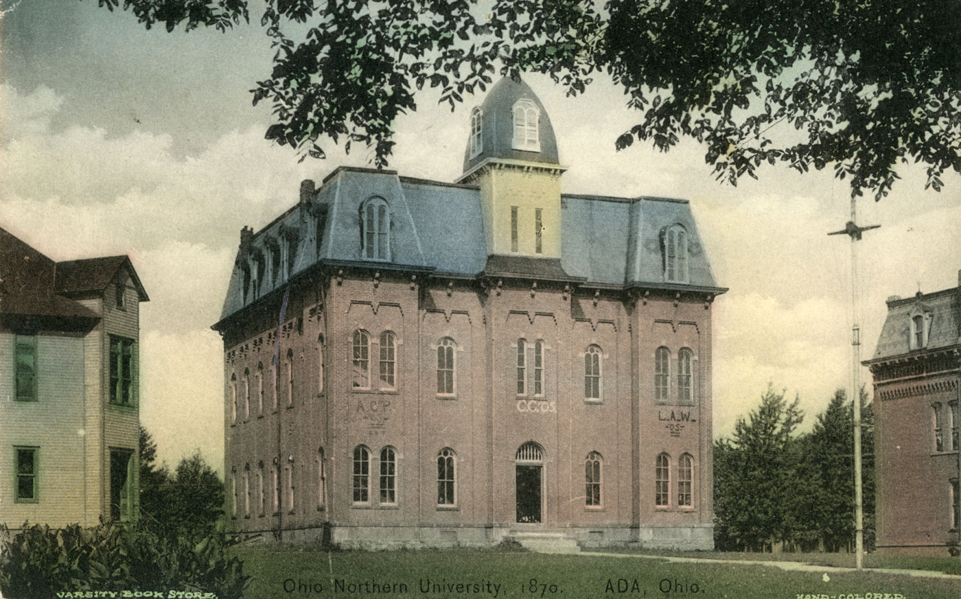 Normal building was the first building on campus