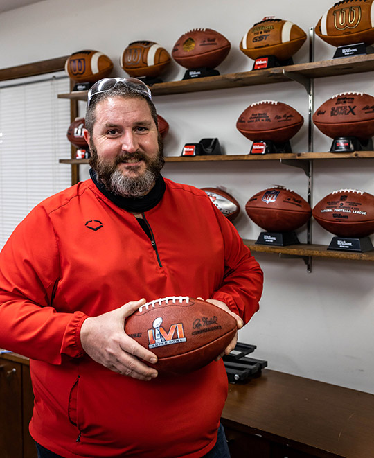 Wilson Super Bowl 56 game ball