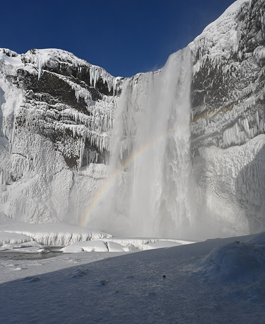 Waterfall in Iceland