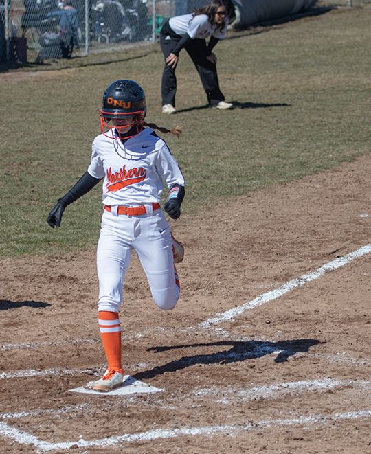 Photo of Abby, softball