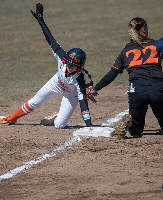 Photo of Abby, softball