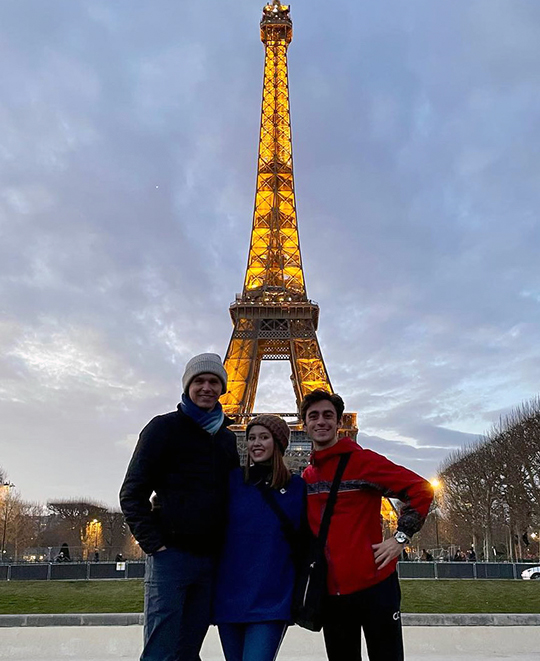 Jingo - Visiting the Eiffel Tower in Paris.
