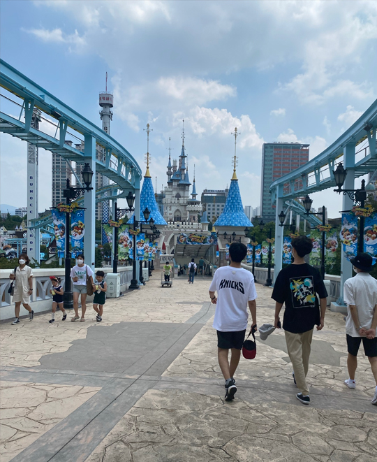 Grace - Of course, Grace had to visit South Korea’s amusement parks.