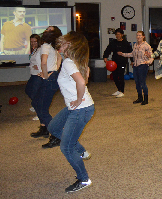 Students Dancing