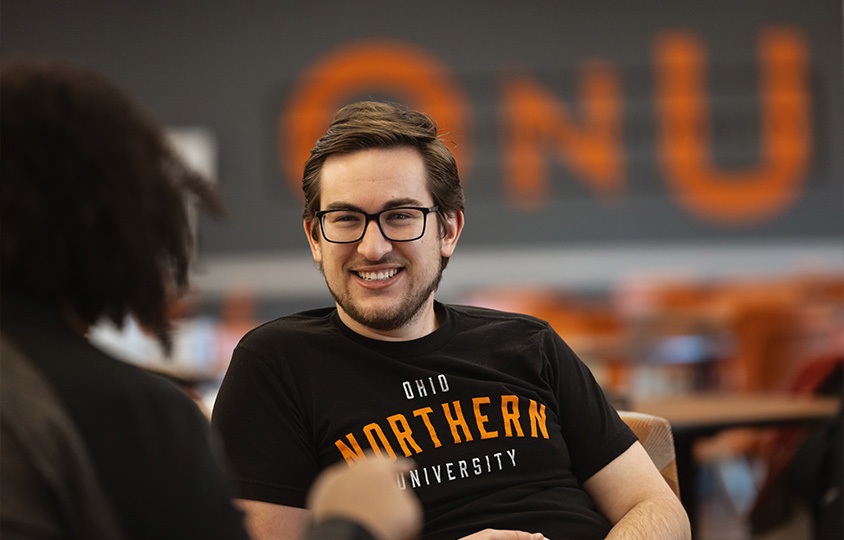 Student chatting