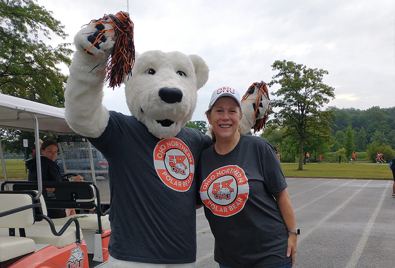 President Baumann first 100 days - day 16 campus 5k