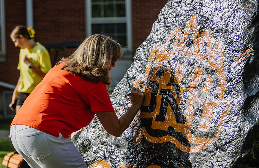 President Baumann first 100 days - day 48 signing the ONU Spirit Rock