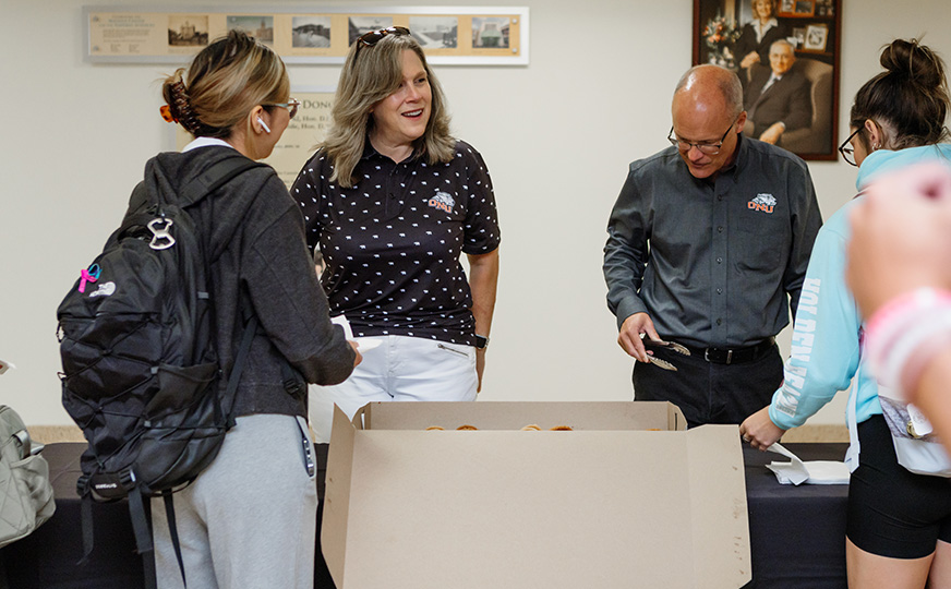 President Baumann first 100 days - day 57 donuts and cookies delivery