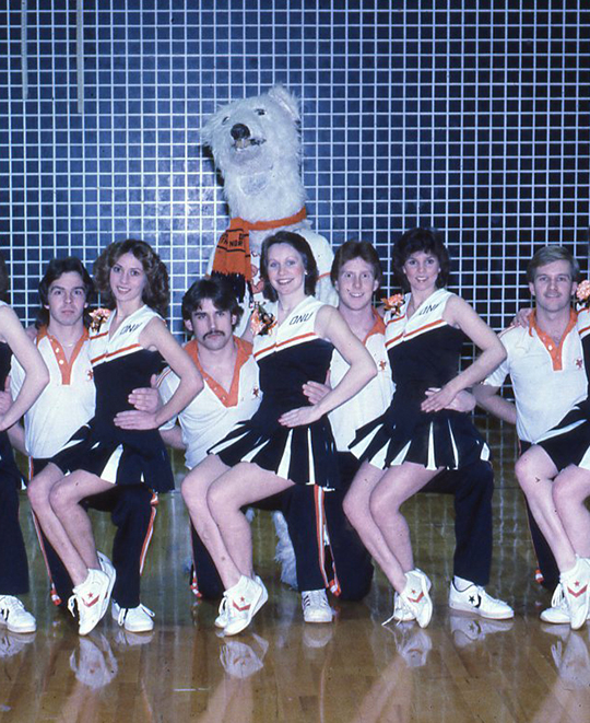 Cheerleading Polar Bear