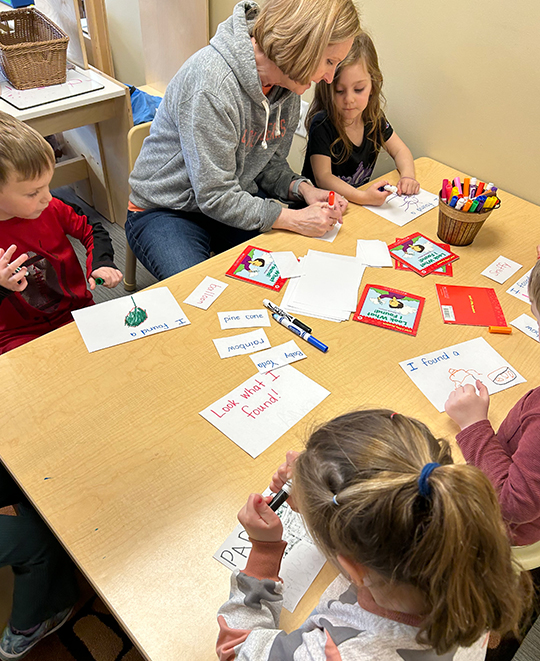 Children learning together