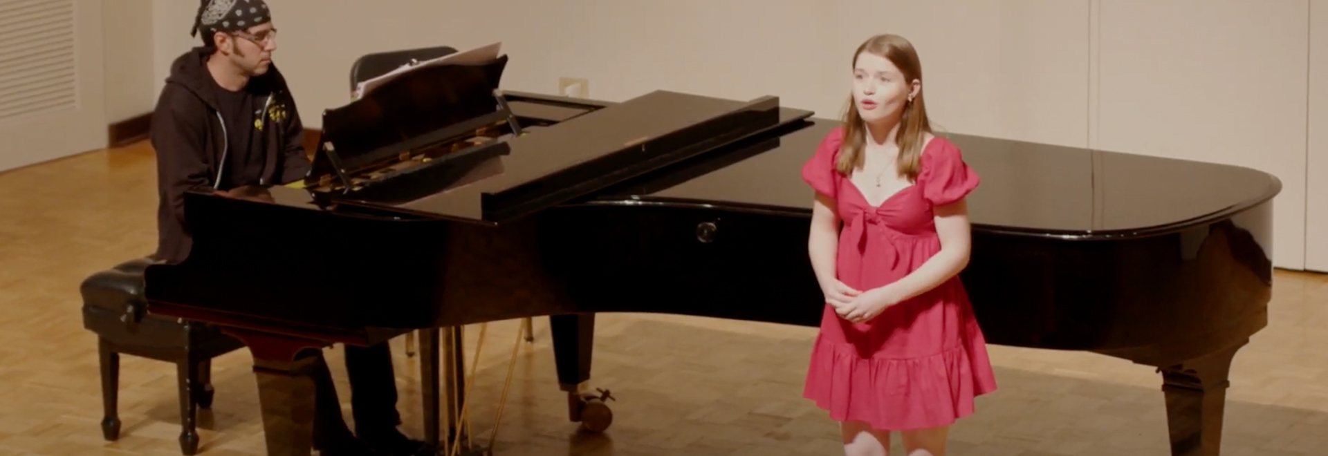 Photo of Student at the piano