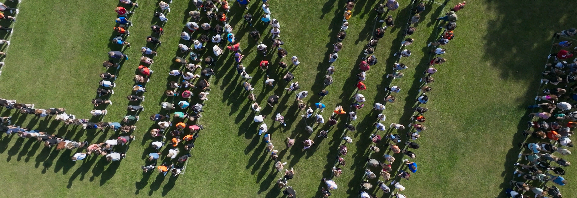 Photo of our freshmen ONU spell out