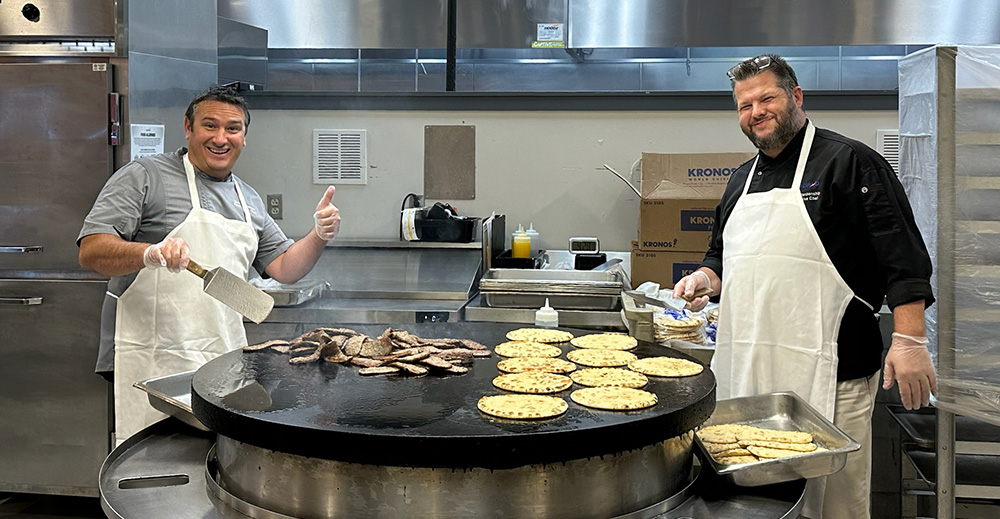 Photo of people in the kitchen