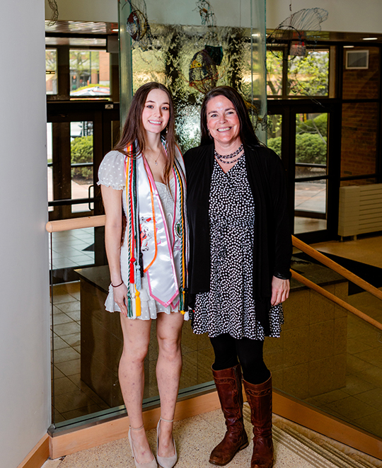 Photo of Isabelle with her ONU mentor