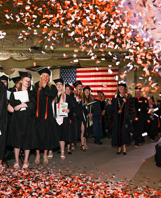 Photo of our 2025 Undergraduate students in the graduate ceremony
