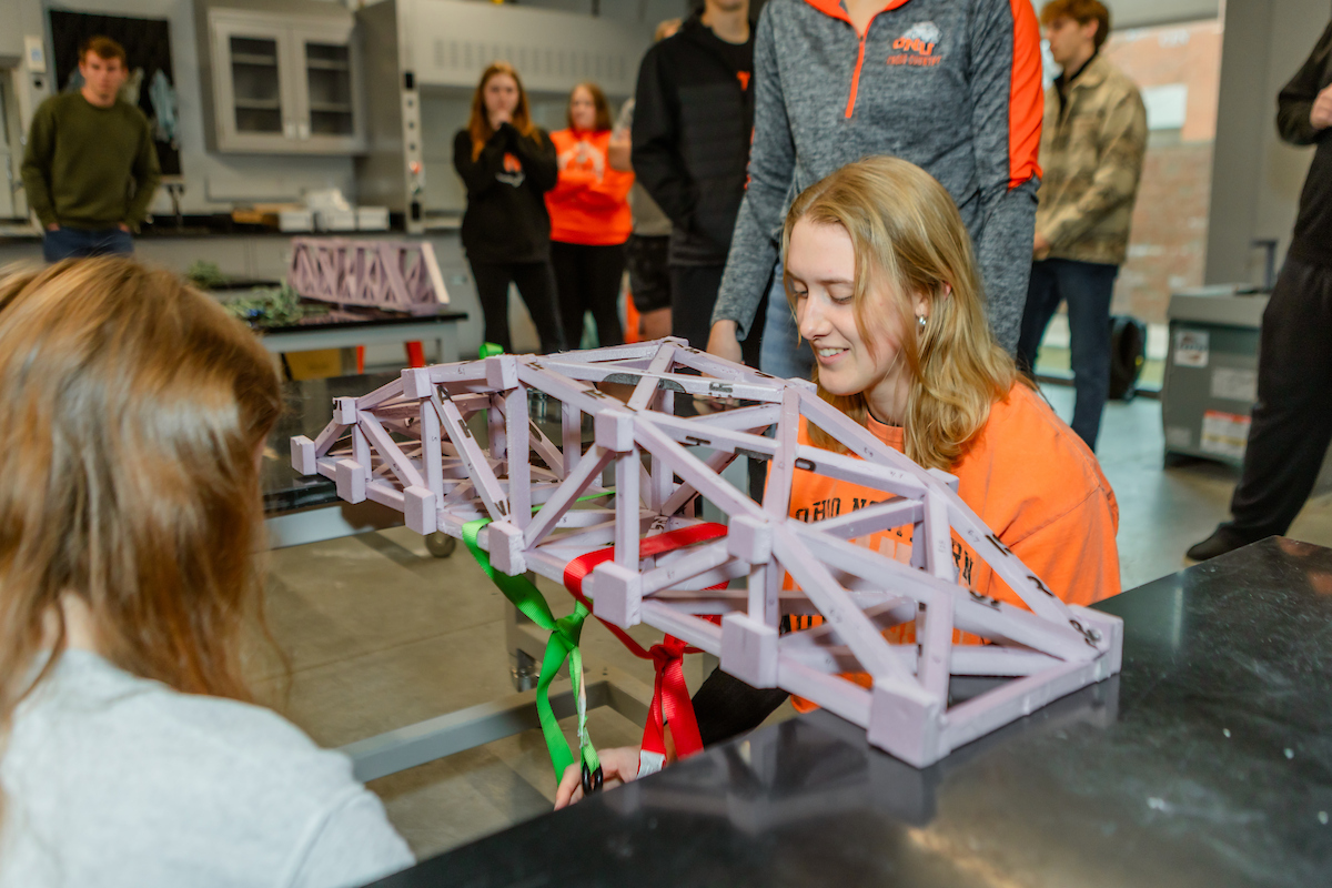 Civil engineerings building bridges