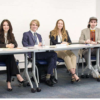 Ethics Bowl students