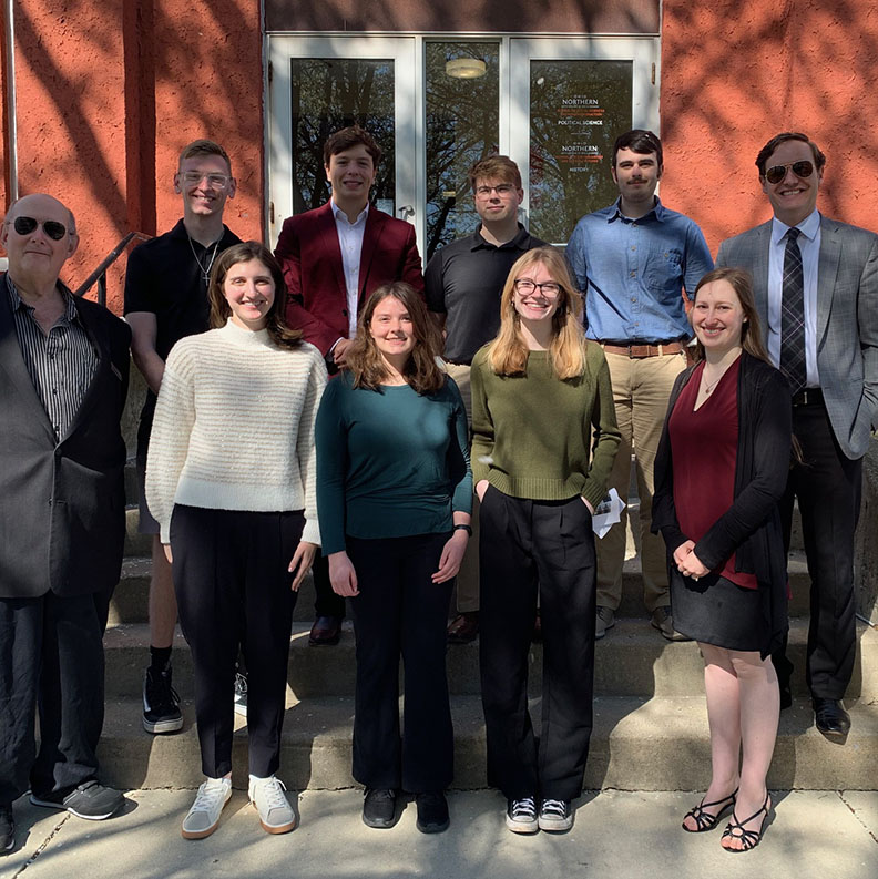 students with professors