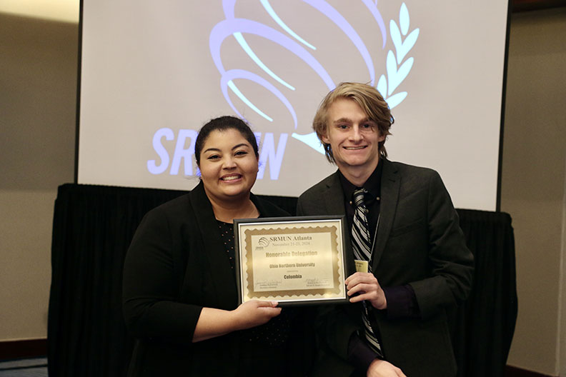 students winning award