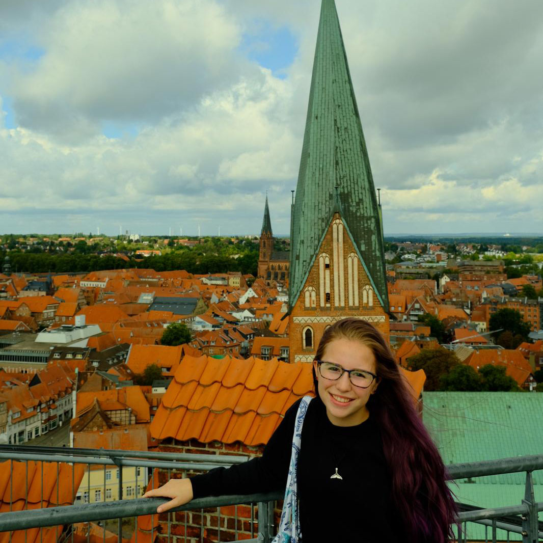 History major Katherine Ehlers studied in Lüneburg, Germany, for the Fall 2025 semester. 