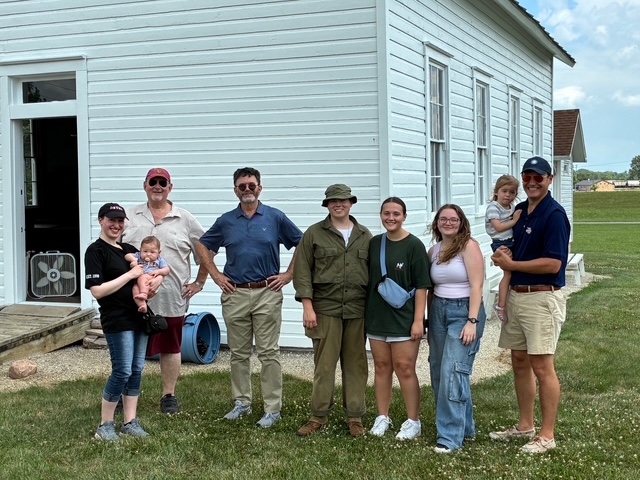 Students on a history trip