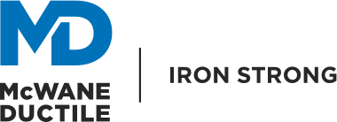McWane Ductile logo, iron strong