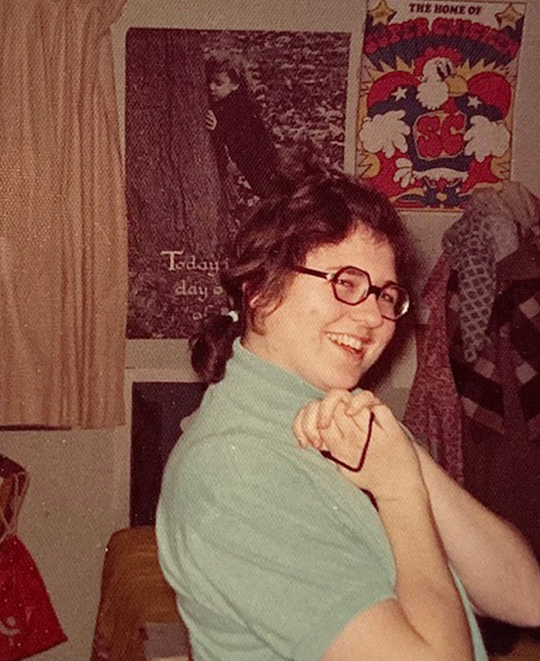 Old Photo of ONU student posing