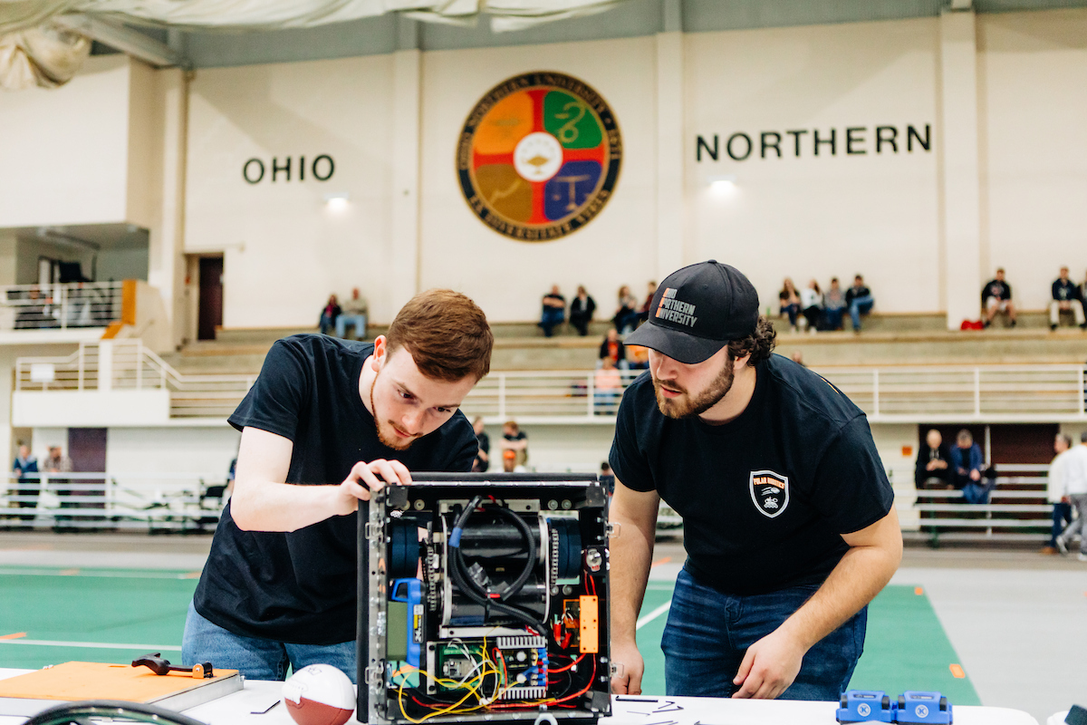 Robotic football competition preparation