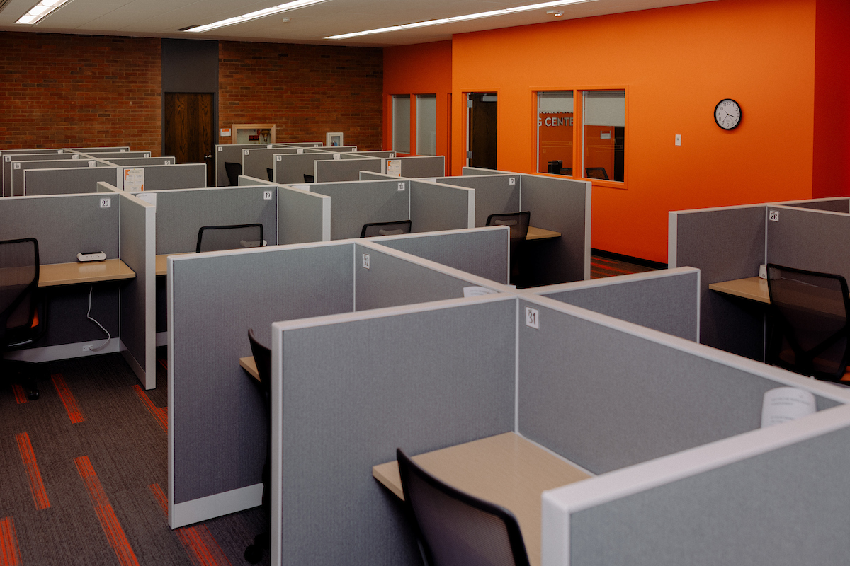 dedication testing space