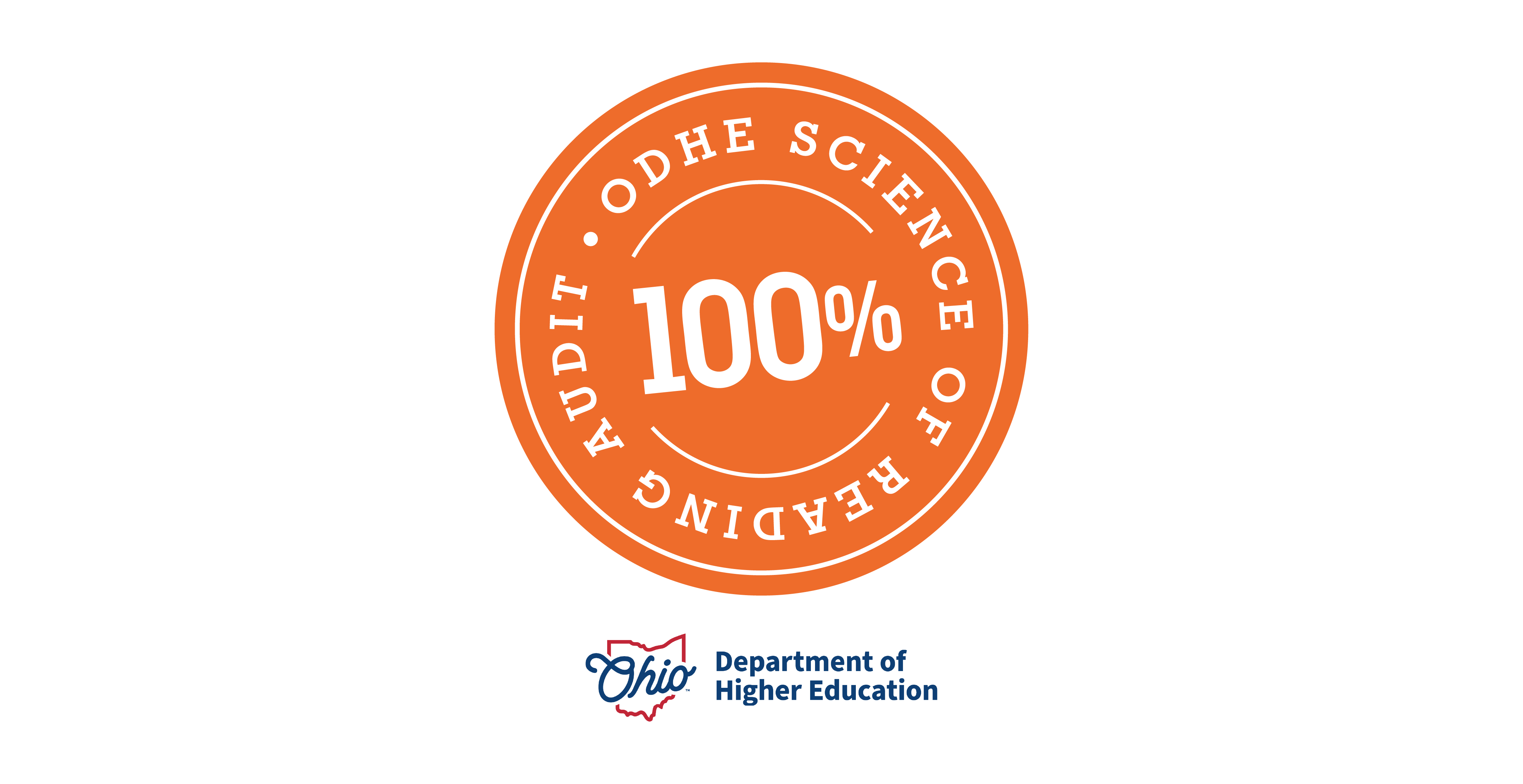 Badge for 100% Ohio Department of Education results