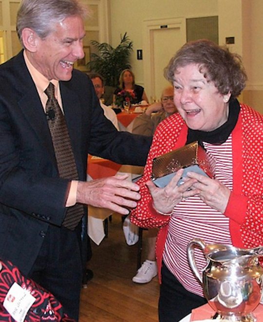 Photo of Dr. Baker at an ONU event