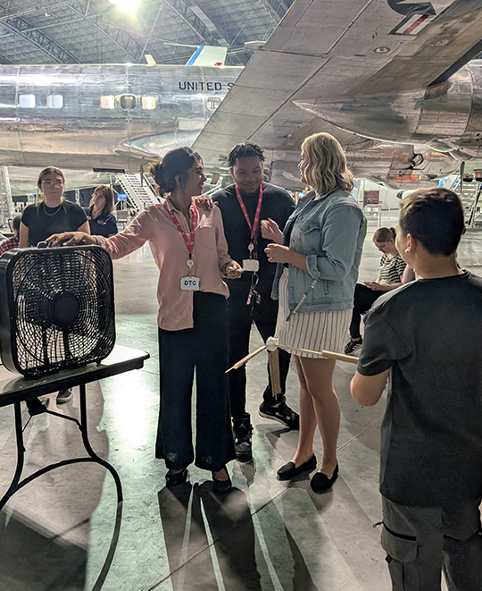 with Greg and Campbell