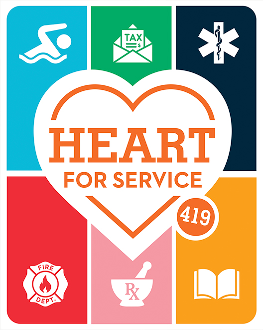 Heart for service - 419 Graphic