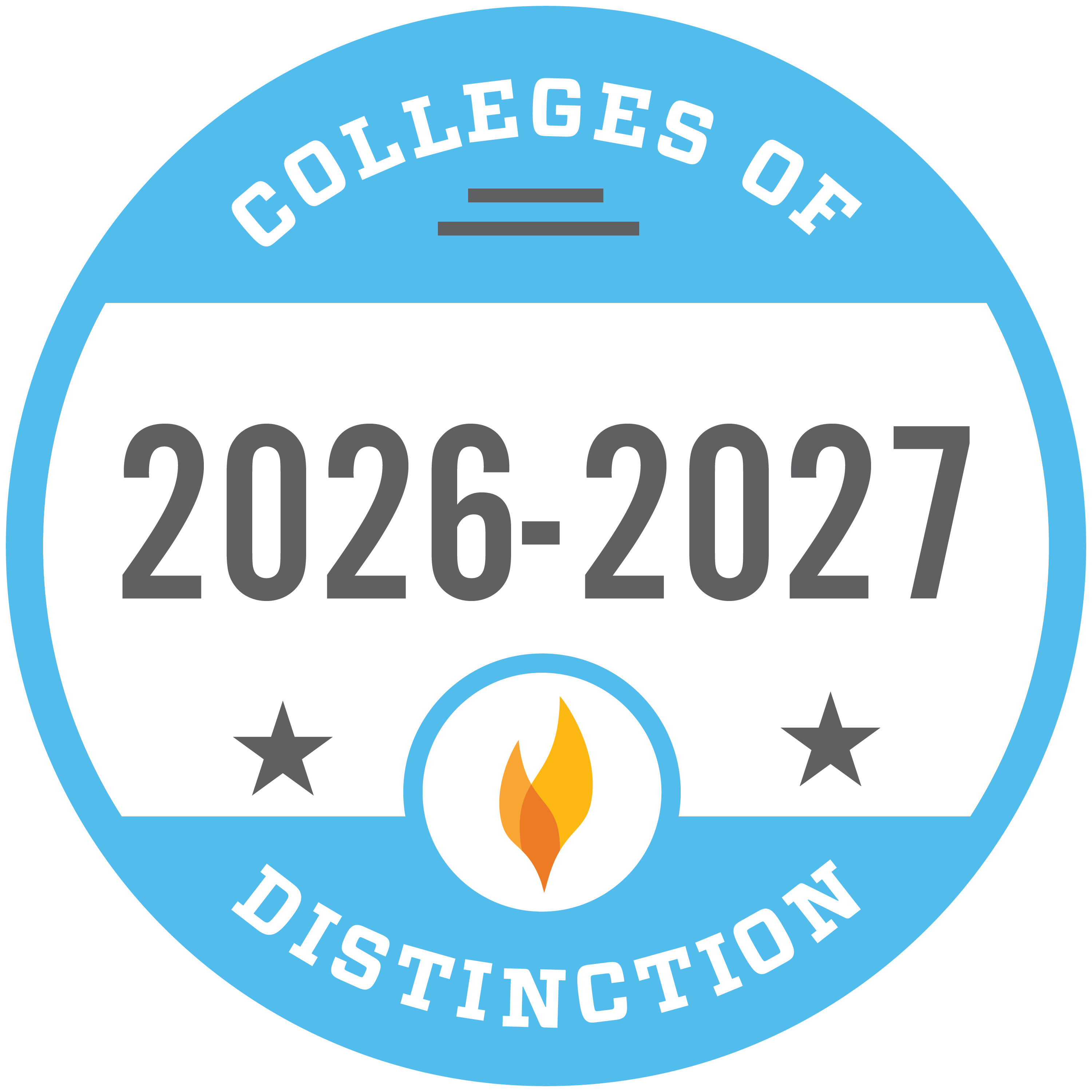 college of distiction 2026-27