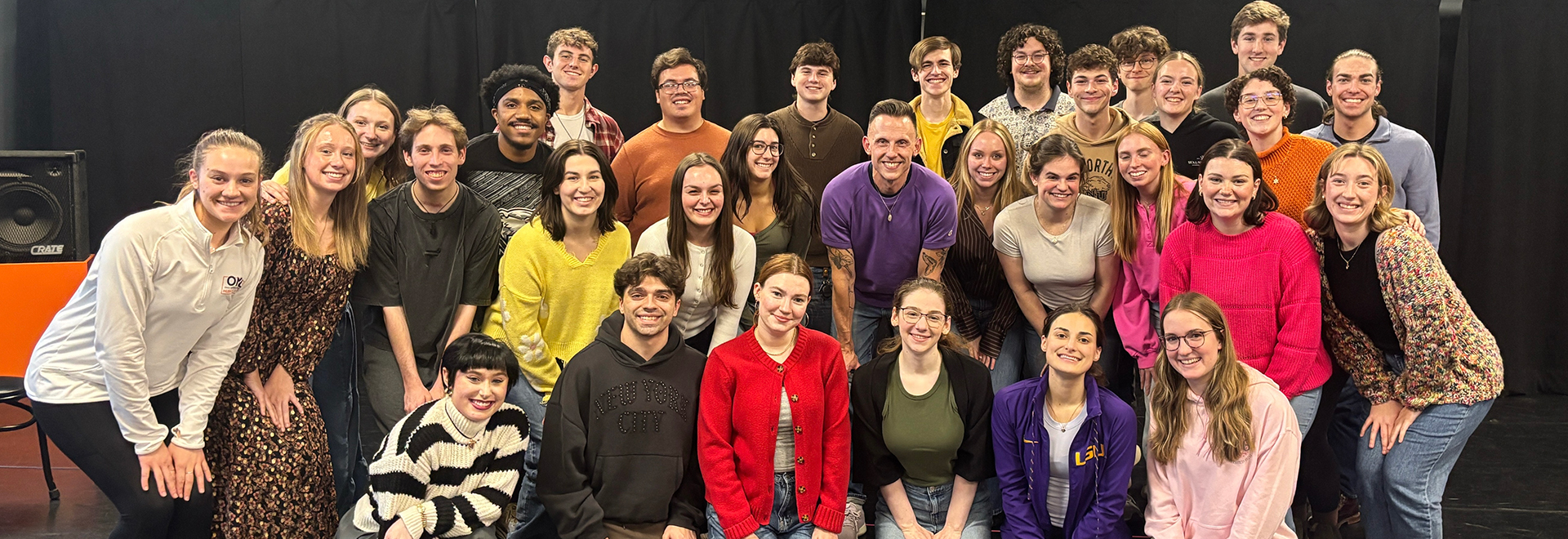 ONU students posing together at the masterclass
